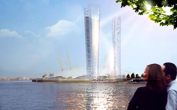 Proposed "No Shadow" skyscrapers by architecture firm NBBJ