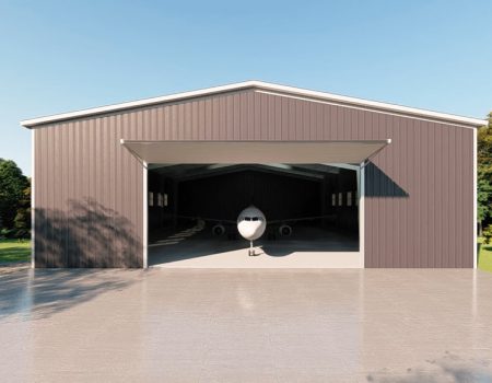 Aircraft hangars 100x125 hangar metal building rendering 2
