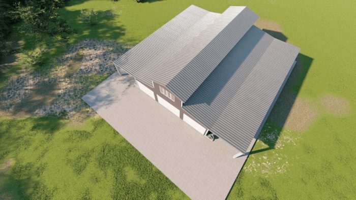 Barns 40x60 barn metal building rendering 6 1