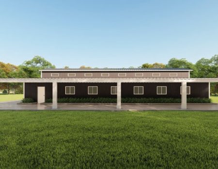 Barns 60x100 barn metal building rendering 5 1