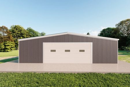 Garages 40x40 garage metal building rendering 2