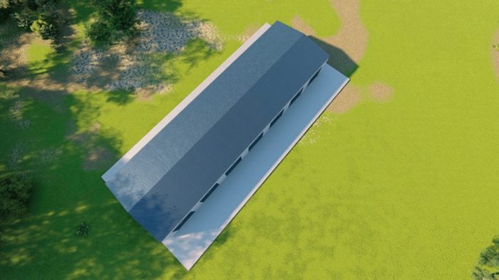 Mini storage 30x100 mini storage metal building rendering 6