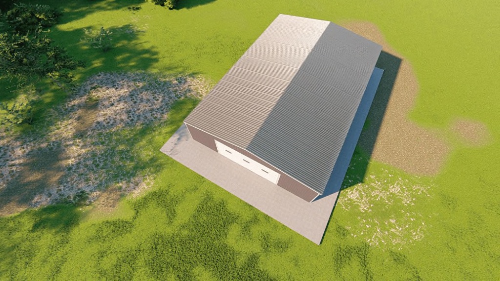 Garages 40x60 garage metal building rendering 6