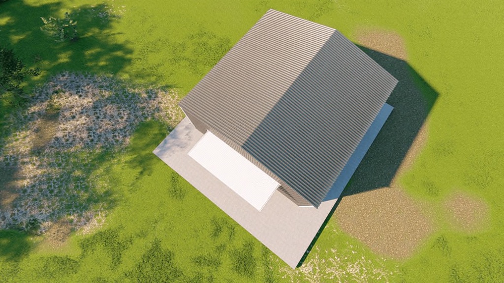 rv garages 40x40 metal building rendering 6