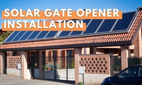 BFP SolarGateOpenerInstallation