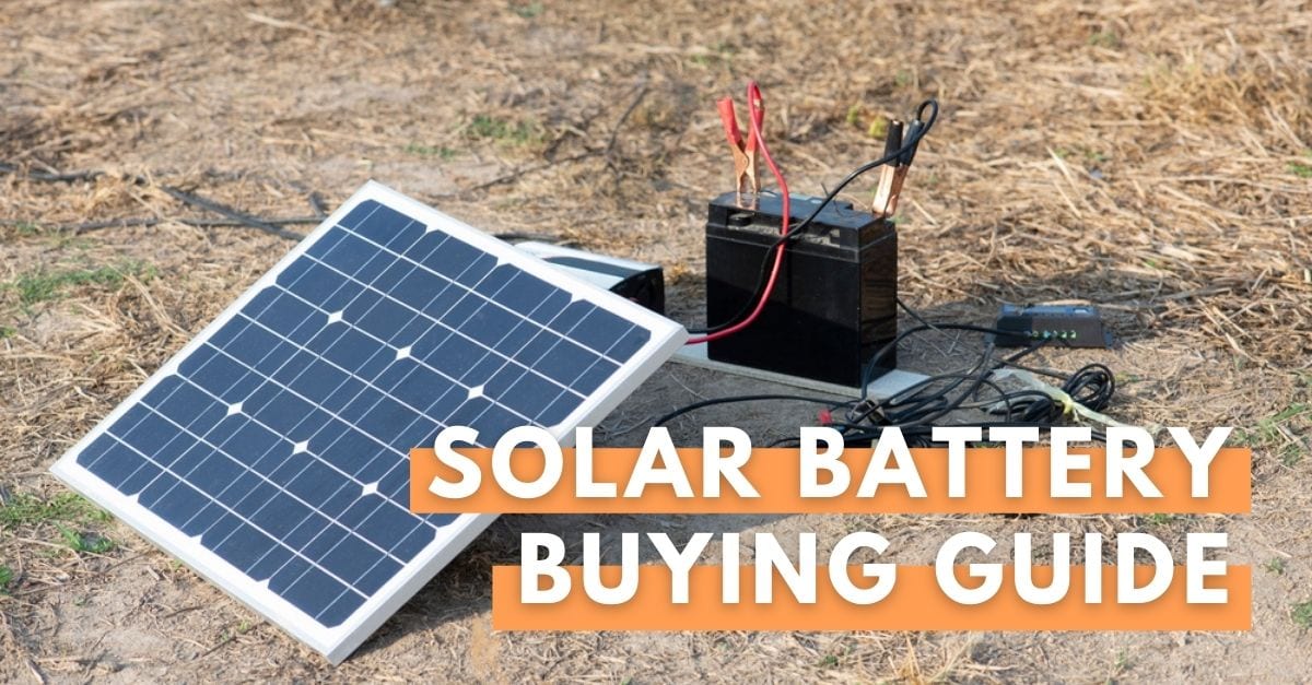 best battery for solar panels