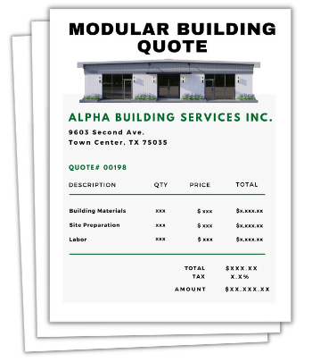 Modular Building Quote