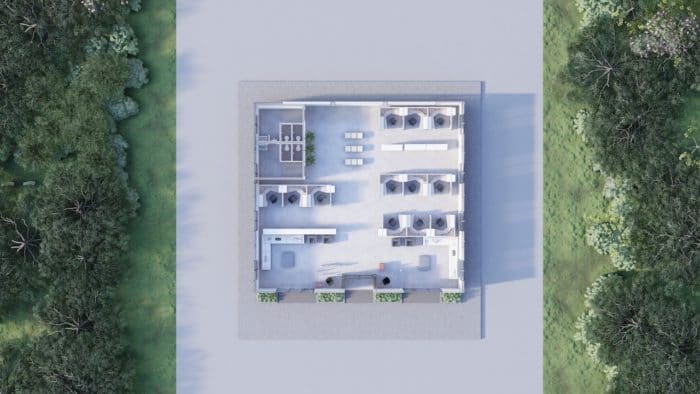 Modular Office 60X48 9 3d floor plan 2 image
