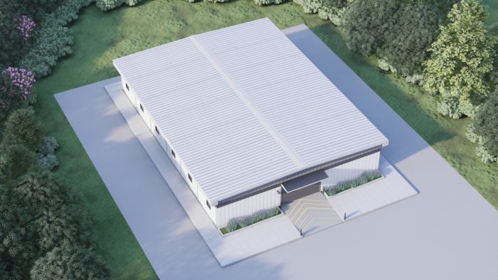 Modular Warehouse Buildings 60x72 7 Exterior aerial image