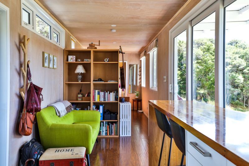single shipping container home