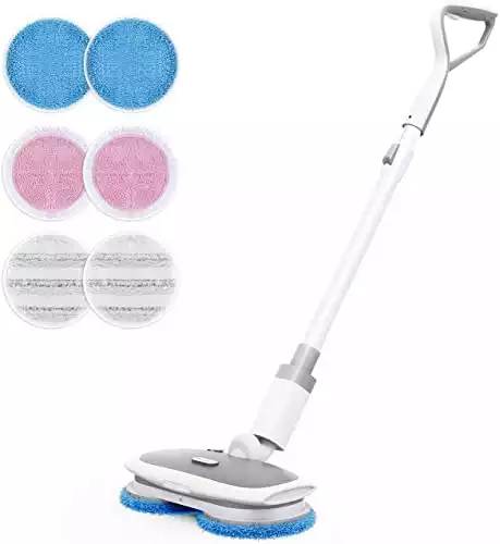 Mark Live Electric Cordless Spin Mop With LED Headlight