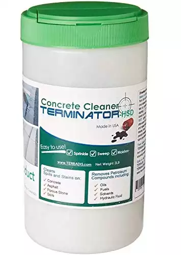 Terminator-HSD Concrete Oil Stain Remover and Cleaner