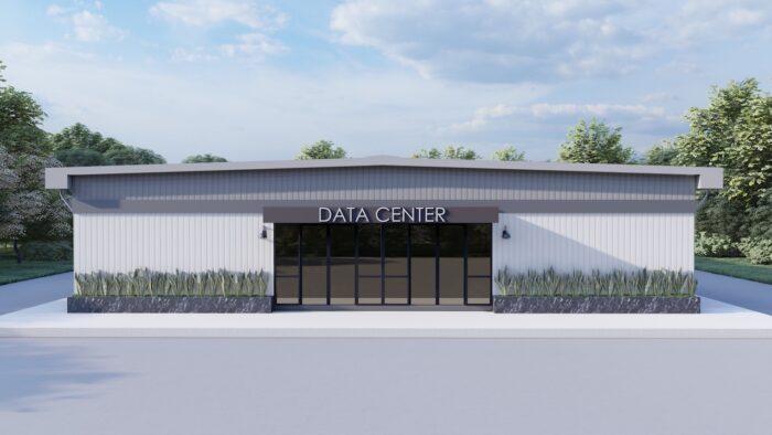 Modular Data Center 60x72 1 Exterior front center image