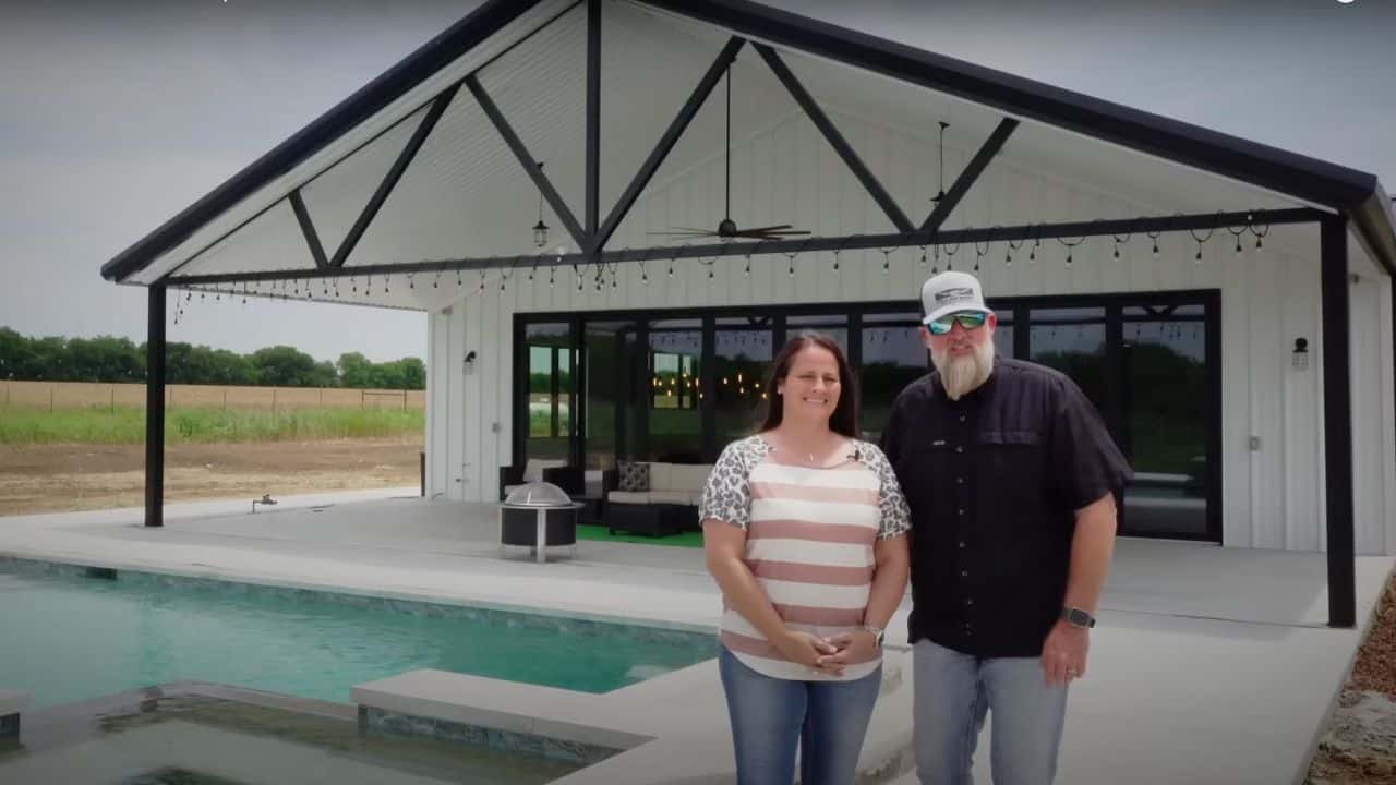 They Built a Luxurious 4000 sqft Barndominium Home with a Texas sized Kitchen Island and Then Gave a Tour